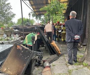 Pożar kościoła na Helenie w Nowym Sączu 