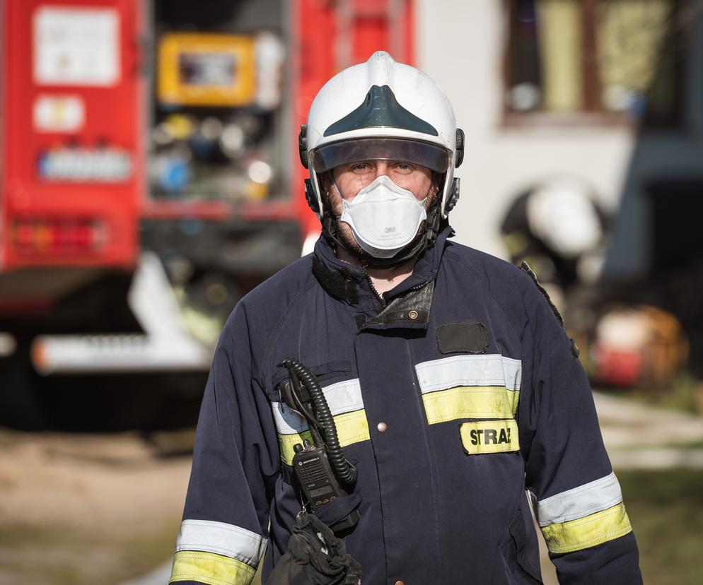 Tragiczny pożar na Podkarpaciu. Nie żyje 73-letni mężczyzna