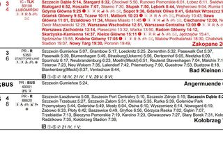 Nowy rozkład jazdy PKP Szczecin Główny marzec 2025 