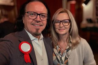 Wojciech Balczun z żoną