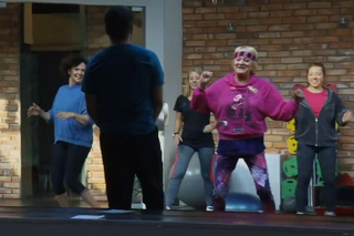 M jak miłość odcinek 1416, Kisielowa (Małgorzata Różniatowska) na siłowni