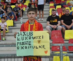 Kibice Korony Kielce na meczu ze Śląskiem Wrocław