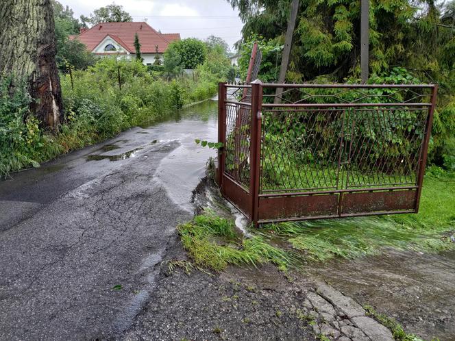 Bielsko-Biała. Skutki ulewy