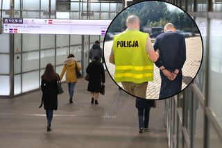 Atak na stacji metra w Warszawie. Agresor trzymał tłuczek kuchenny