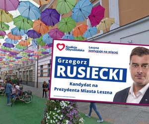 Z Sejmu na fotel prezydenta. Grzegorz Rusiecki wygrał wybory w Lesznie