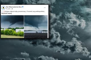 Trąba powietrzna uderzyła w Wielkopolsce! Mieszkańcy przecierali oczy ze zdumienia