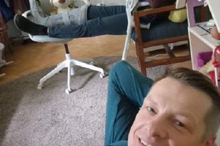 	M jak miłość na planie nowego sezonu po wakacjach 2023. Paweł (Rafał Mroczek), Piotrek (Marcin Mroczek)