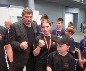 Andrzej Gołota na Targach Boksu w Kielcach