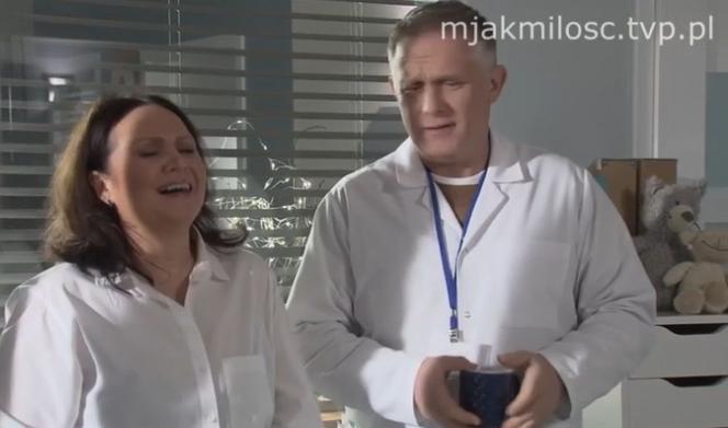 M jak miłość. Artur Rogowski (Robert Moskwa), Marysia (Małgorzata Pieńkowska)