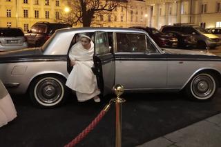 Ślub Patkowskiego i Semeniuk. Powitanie młodej pary