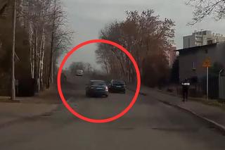 Niebezpieczny manewr drogowy w Sosnowcu
