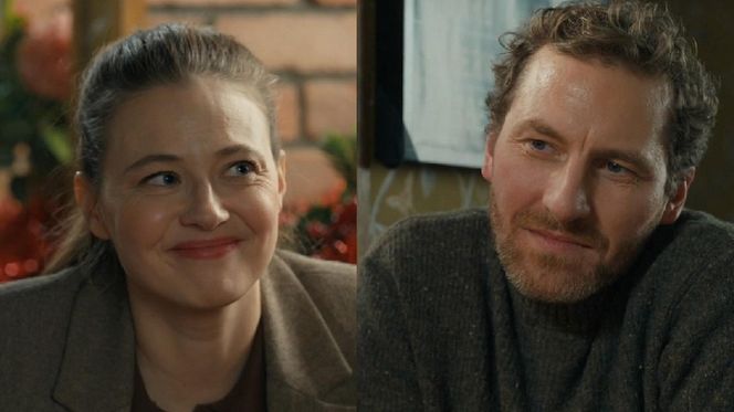 Barwy szczęścia. Gabrysia (Marta Juras), Szczepan (Robert Gulaczyk)