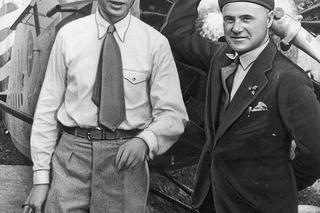 Od lewej: Stanisław Wigura i Franciszek Żwirko