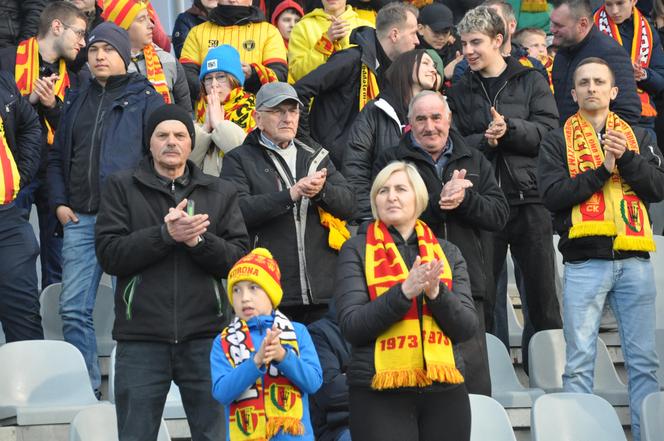 Kibice na meczu Korona Kielce - Radomiak (19 kwietnia 2024)