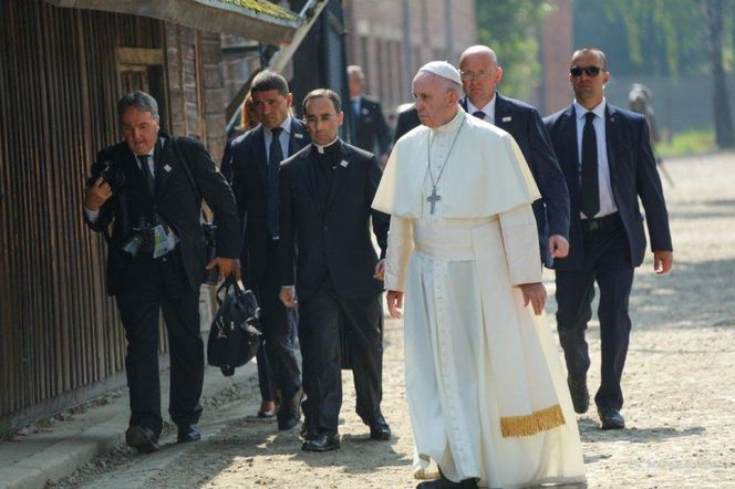 Jedyna wizyta papieża Franciszka w Polsce. Odwiedził Kraków, Częstochowę i Oświęcim