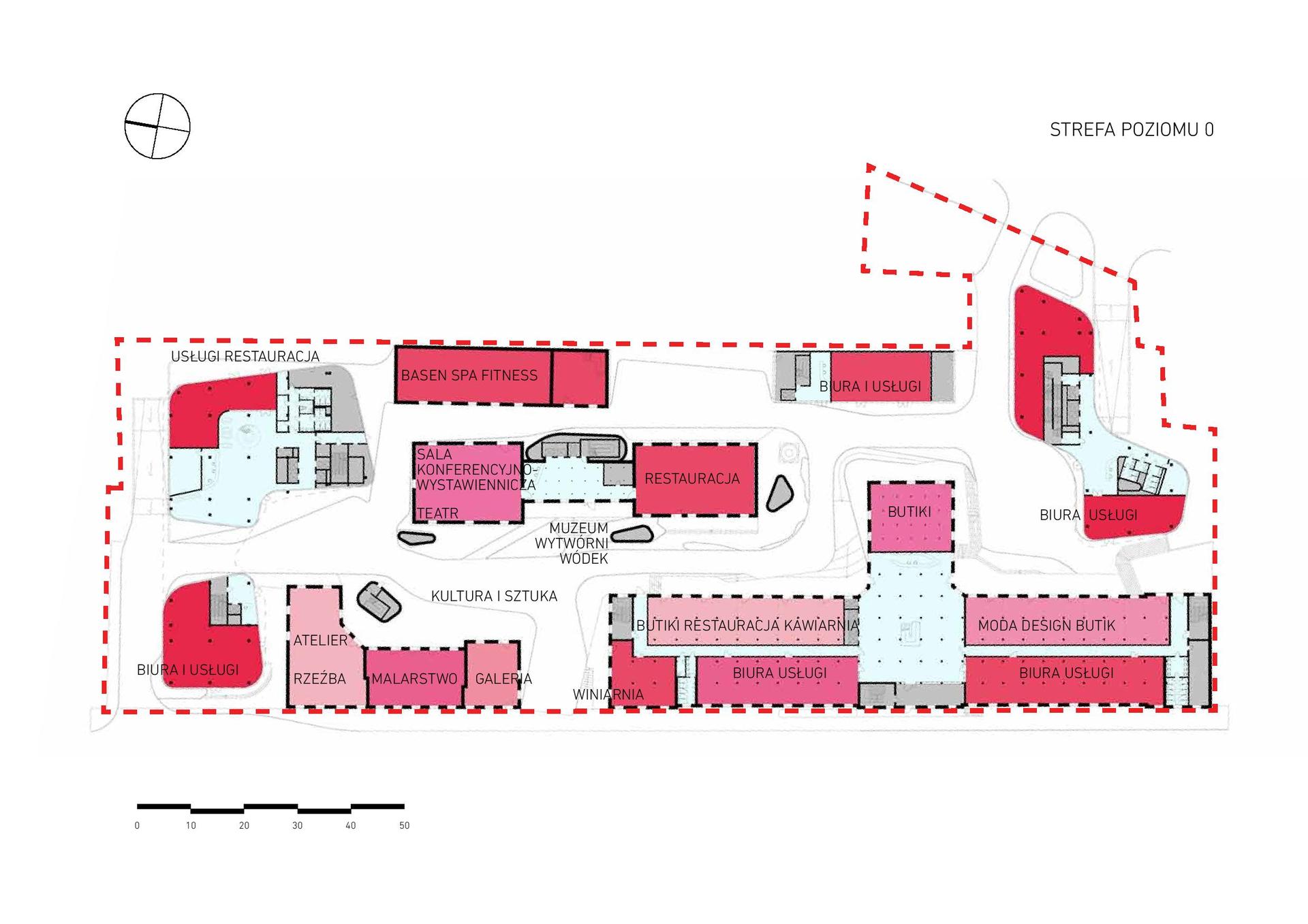Chmura nad fabryką – koncepcja rozbudowy Monopolu Wódczanego w Łodzi studia MAKAA group