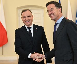 Prezydent Andrzej Duda spotkał się z nowym sekretarzem generalnym NATO Markiem Rutte