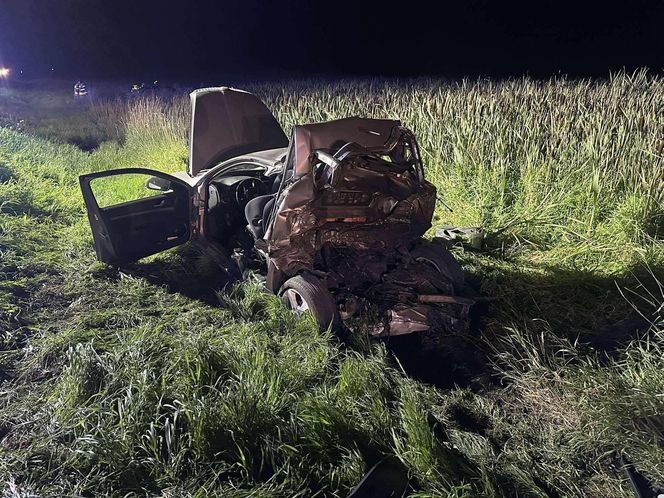 Śmiertelny wypadek pod Bartoszycami. Nie żyją 2-letnie dziecko i 37-latek