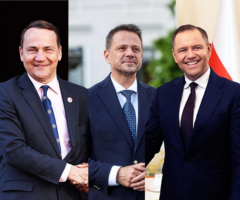 Radosław Sikorski, Karol Nawrocki i Rafał Trzaskowski