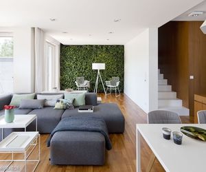 Projekt mieszkania z ogrodem wertykalnym