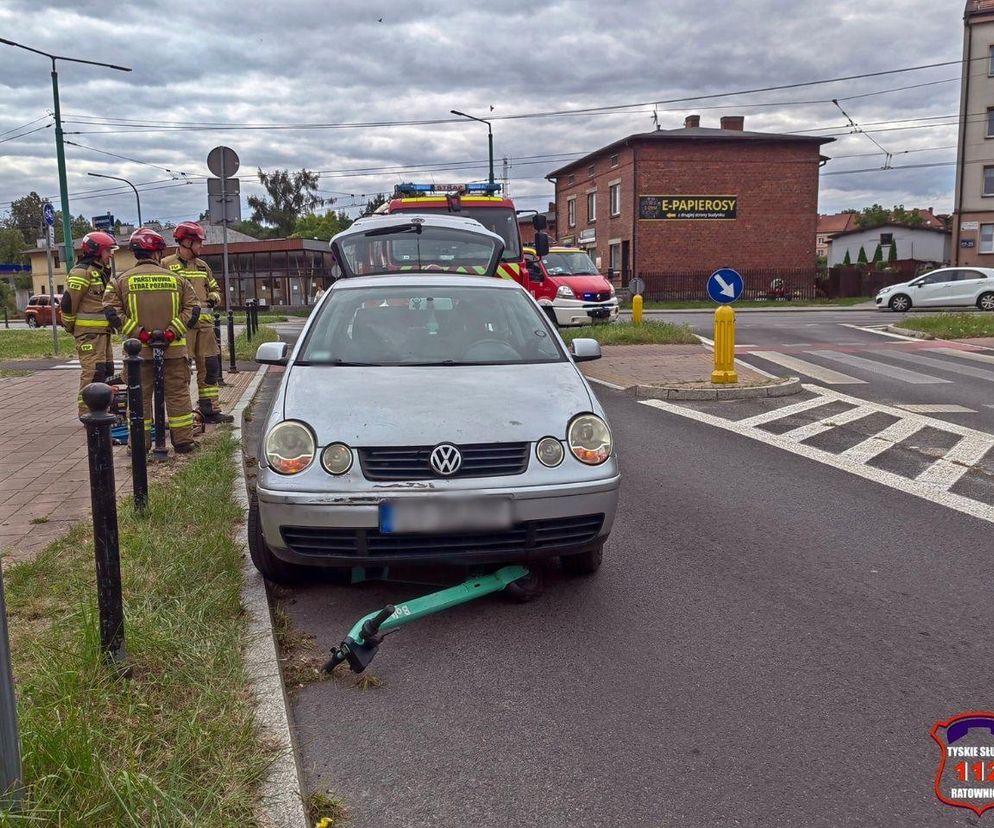 Myślała, że zdąży. Wjechała hulajnogą prosto pod auto