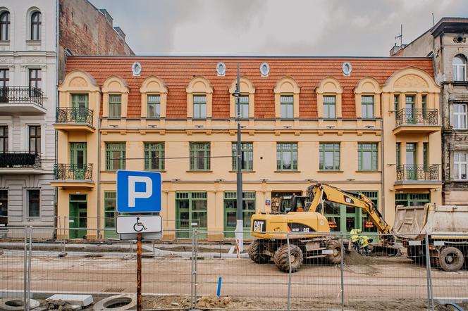 Odnowione kamienice na ul. Legionów w Łodzi