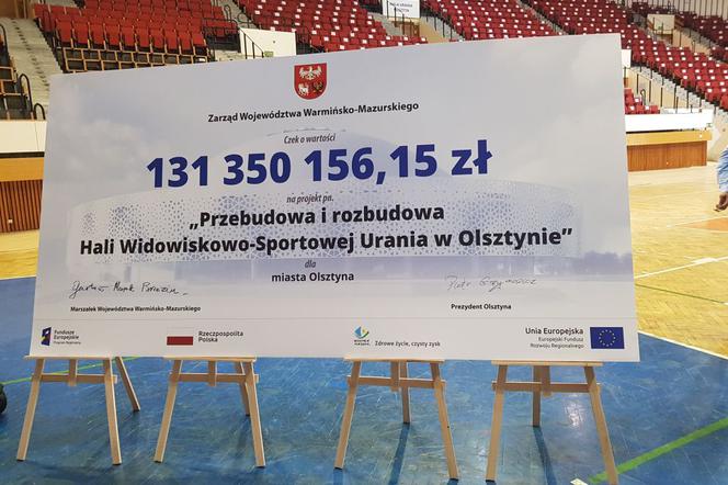 Podpisanie umowy na modernizację HWS Urania w Olsztynie