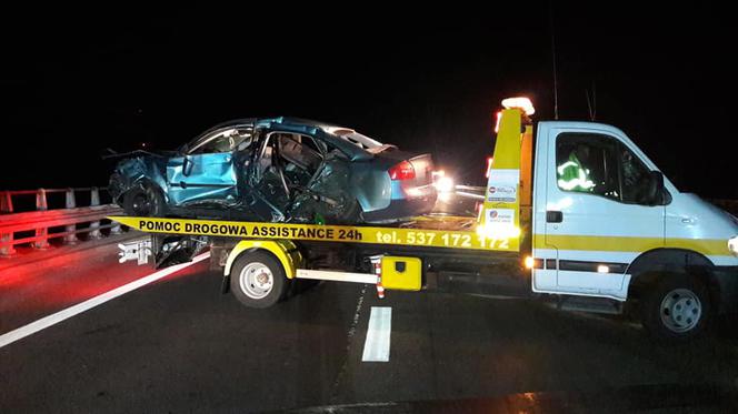 Karambol na trasie S1 w Jaworznie