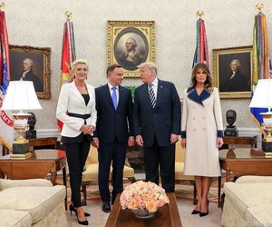 Agata Kornhauser-Duda i Melania Trump. Historyczne spotkania Pierwszych Dam