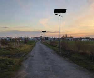 Nowe lampy na Antonińskiej