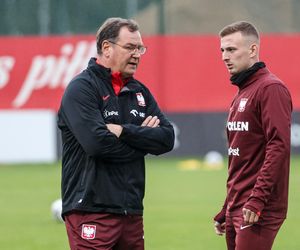 Trening polskich piłkarzy przed meczem z Nową Zelandią i Litwą