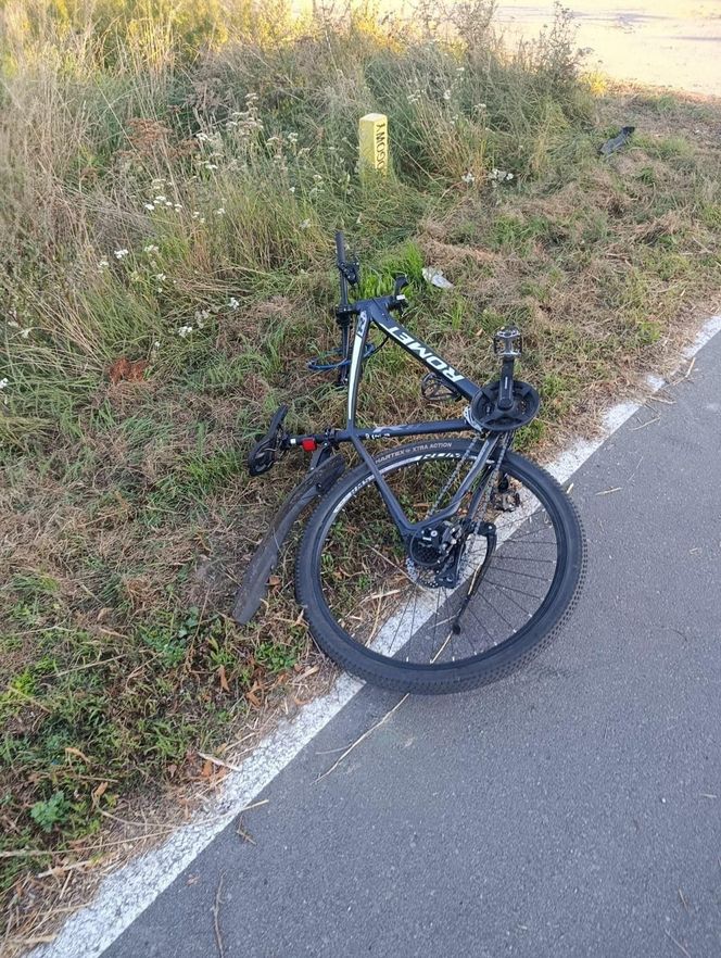 Tragiczny wypadek niedaleko Racotu. Nie żyje rowerzysta