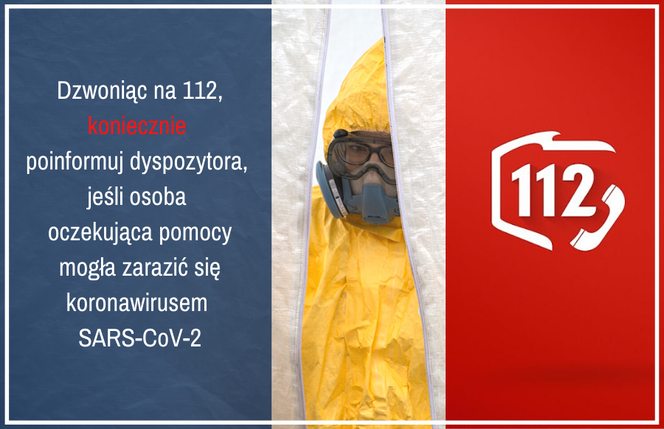 Dzwonisz na 112? Koniecznie zaznacz, jeśli potencjalnie chodzi o koronawirusa