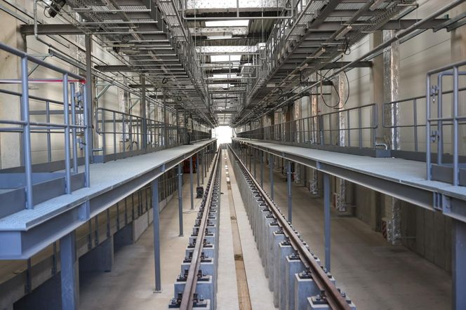 Budowa stacji postojowo-technicznej Mory (sierpień 2025)