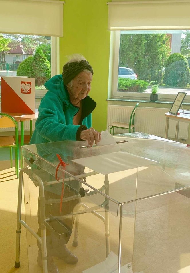 Ma 104 lata i oddała głos w wyborach