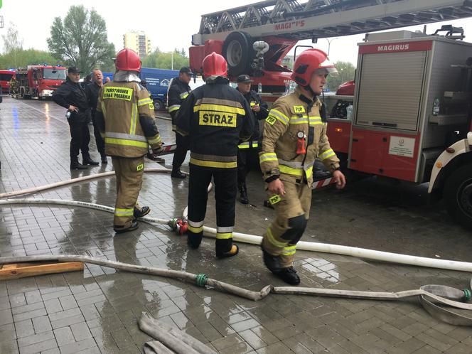 Pożar wieżowca przy ul. Paganiniego w Lublinie!