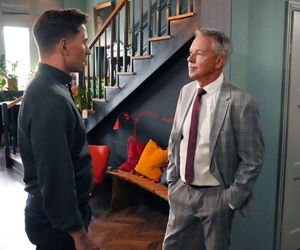 Barwy szczęścia odc. 3125.  Tomasz Kępski (Jakub Sokołowski), Henryk (Zbigniew Suszyński)