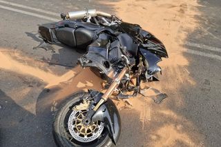 Śmiertelny wypadek motocyklisty. Na trasie Karzec–Pudliszki kierowca jednośladu zderzył się z busem. 37-latek zmarł w szpitalu