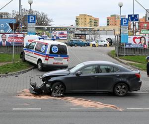 Wypadek karetki w Szczecinie