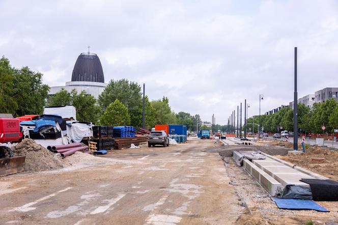 Budowa tramwaju do Wilanowa w Warszawie