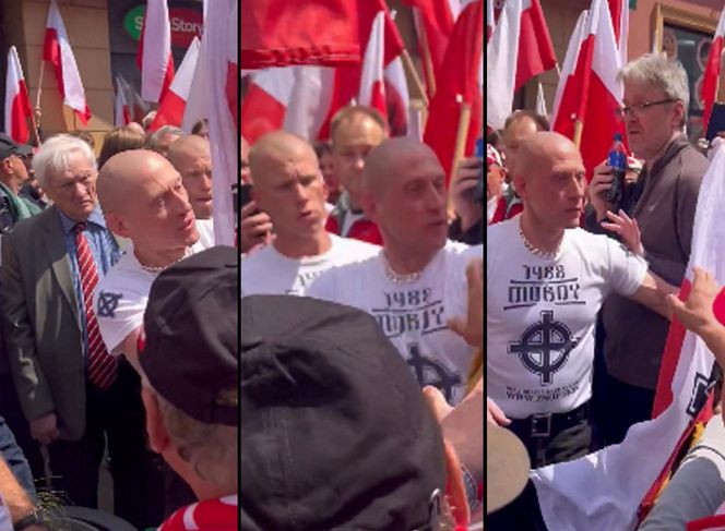 Incydent w Warszawie. Faszyści na marszu! Doszło do szarpaniny