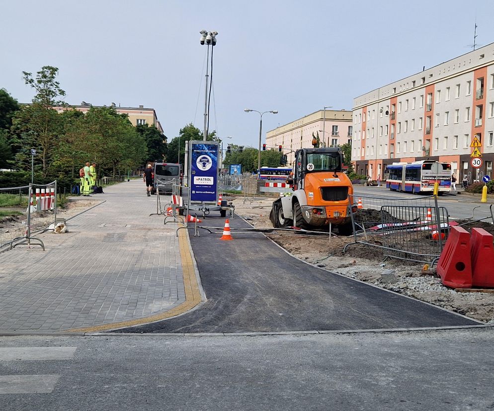 Budowa ścieżek rowerowych na osiedlu Leśnym w Bydgoszczy 