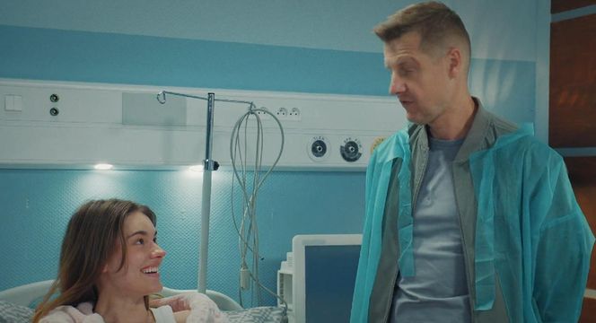 M jak miłość odc. 1878. Franka (Dominika Kachlik), Paweł (Rafał Mroczek)