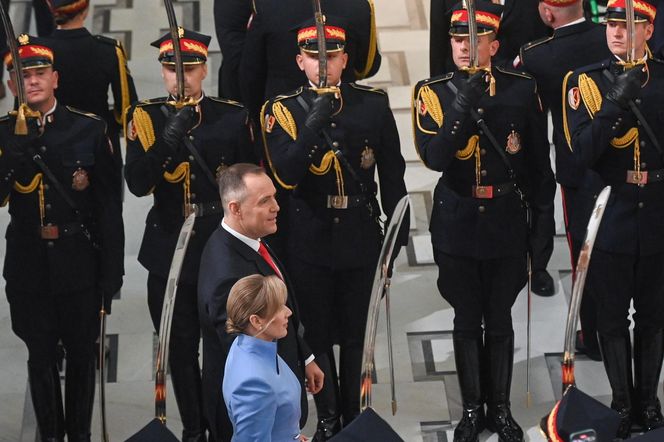 Rodzina Karola Nawrockiego na zaprzysiężeniu 