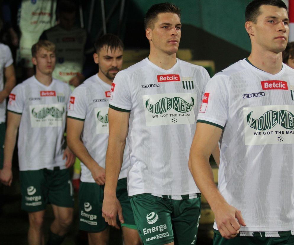 Olimpia Grudziądz w akcji Movember