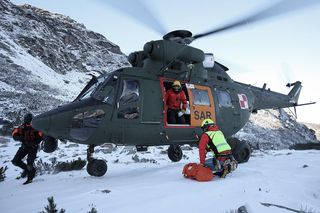 Wojskowy Sokół w Tatrach. Ratownicy TOPR ze wsparciem z Powidza