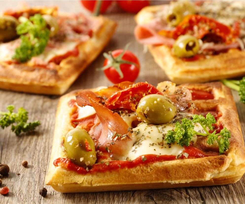 Gofry jak pizza - nowy hit. Spróbuj koniecznie! 