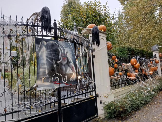 Willa na Jaśkowej Dolinie znów ozdobiona. Tym razem przechodniów zaskakują halloweenowe straszydła!