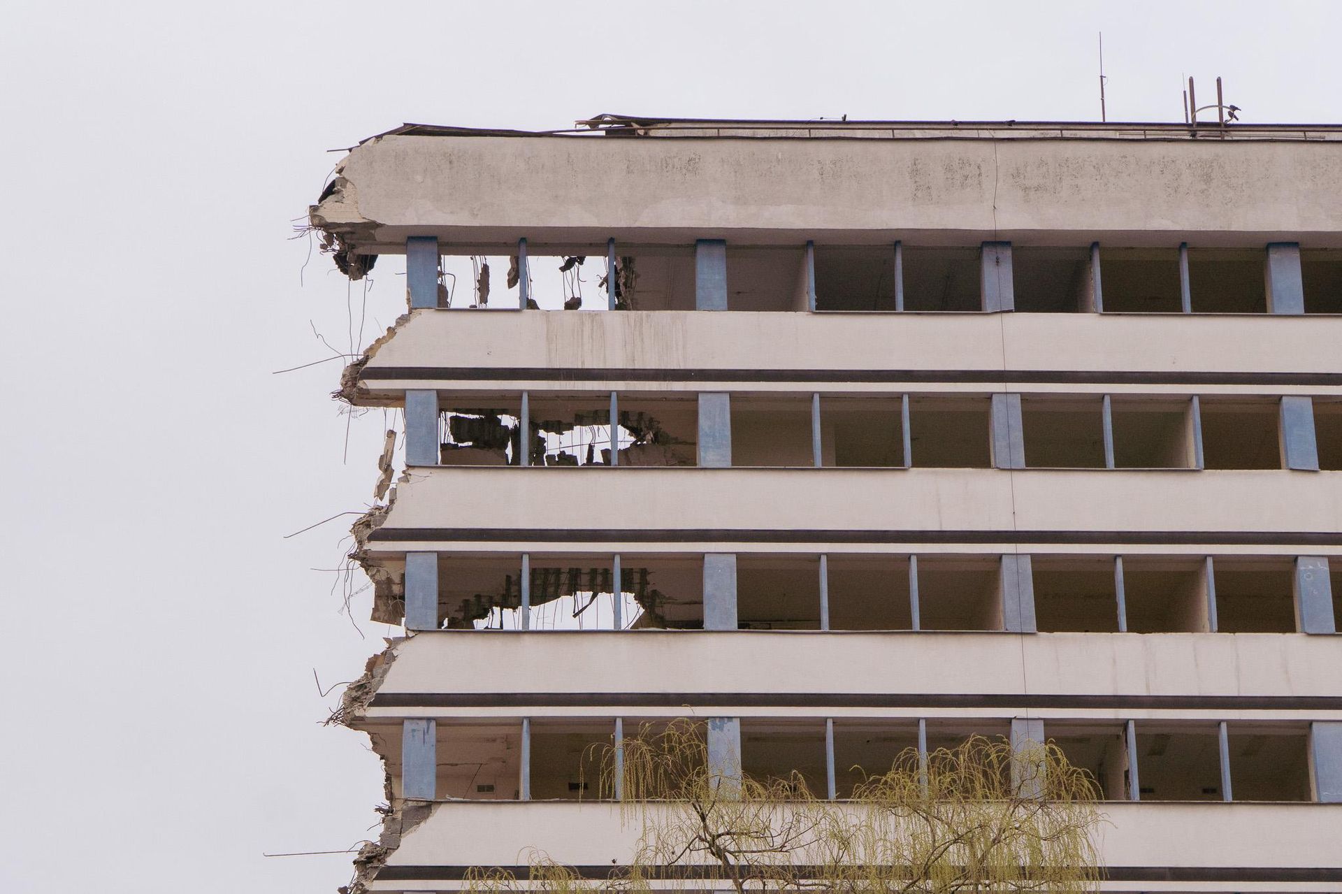 Energoprojekt w Krakowie - wyburzanie