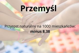Gminy na Podkarpaciu o najniższym przyroście naturalnym 